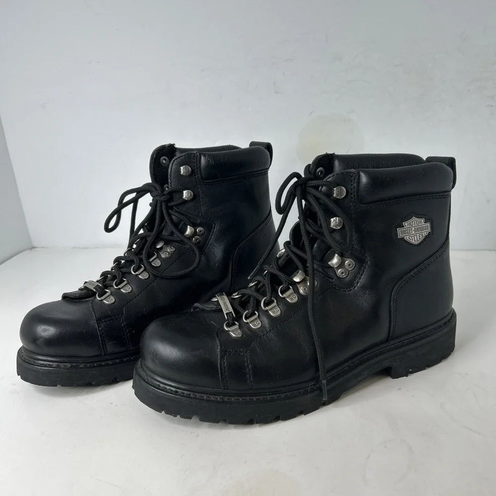 Harley‎ Davidson Dipstick 91610 Motorcycle Riding Boots Sz 10